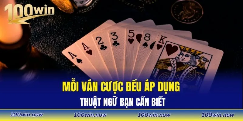 Mỗi ván cược đều áp dụng thuật ngữ bạn cần biết