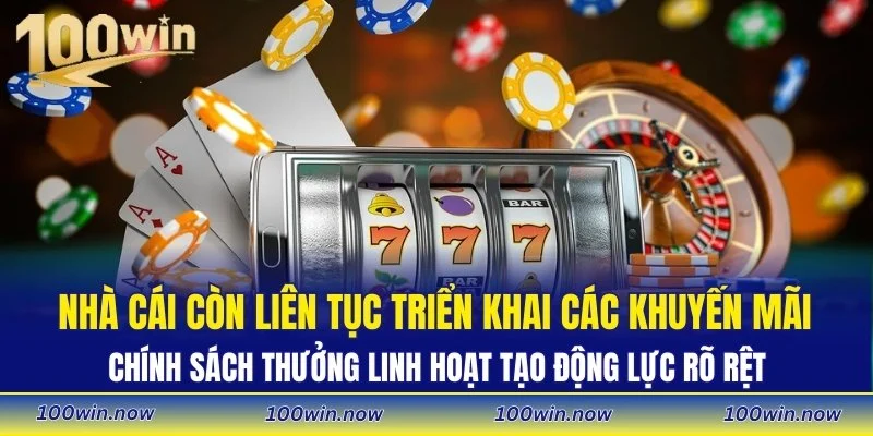 Đại Lý 100WIN - Cơ Chế Hợp Tác Rõ Ràng Và Ổn Định 3 Nhà cái triển khai chương trình thưởng riêng